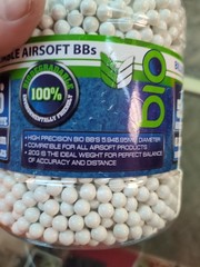 Cybergun Bio Biodegradable Arctic White 20g 6mm BBs 5,000 Rounds