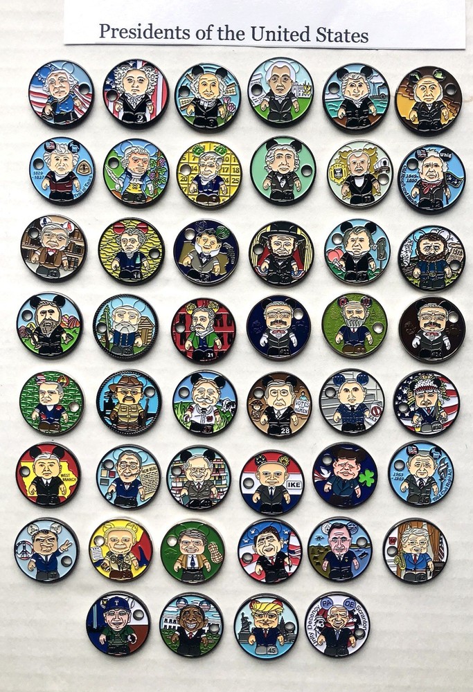 Pathtag PRESIDENTS of the UNITED STATES Vinylmation complete set of 46 VHTF !!
