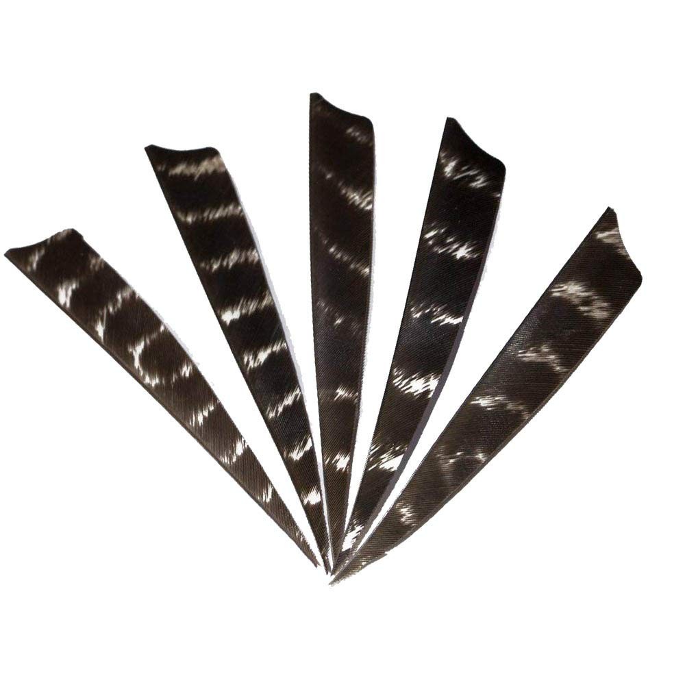 50 Pcs 3/4/5 Inch Archery Turkey Feather Fletching Right Wing Left Wing Feath…
