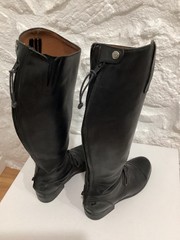 Ariat Black Leather Riding Equestrian Boots Women’s Sz 8.5 Wide Calf