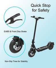 DRIVETRON ELECTRIC SCOOTER – DT01 Max Speed 19M/H Range ~30 miles, DISC BRAKE