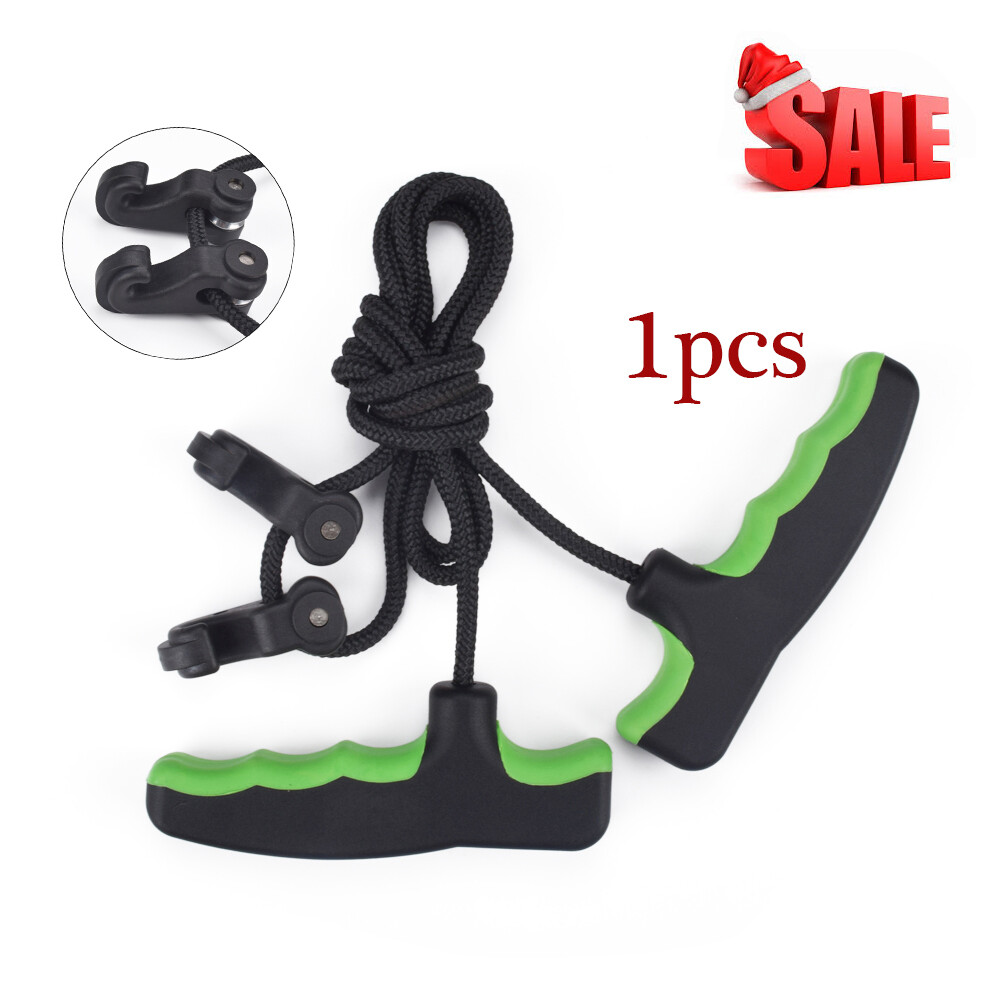 Crossbow Rope Cocking Device Silica gel handle String Aid 3-finger Cocker Rope