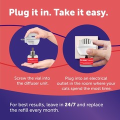 Feliway Multicat 30 Day Cat Calming Plug In Pheromone Diffuser Starter Kit –