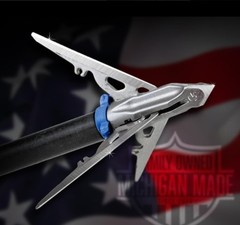 G5 Megameat Broadheads with Massive Cutting Diameter Ideal for Effective Hunting