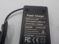 Hk-42-2000 42V 2 A Power Adapter Fast 3 Prong connector – No power cord
