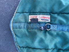 Schneiders SuperQuilt Adjusta-Fit Horse Blanket 60in x 40in Green Padded Stable