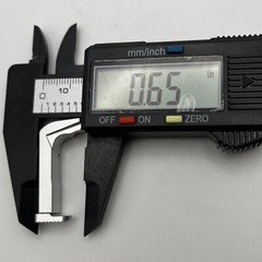Extended Mag Release for GIock GEN 3 ,17, 19, 26 ,34, Aluminum Silver