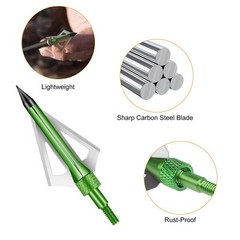 20Inch Crossbow Arrows Carbon Bolts &/OR Hunting Broadheads &/OR Lighted Nocks