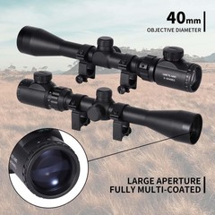 Rifle Scope 3-9×40 EG Red Green Illuminated 1.57″ Objective – Precision Accuracy