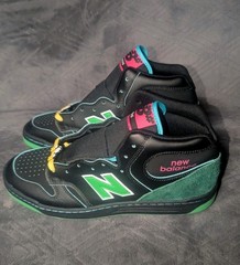 Size 10.5- New Balance Natas Kuapas x Numeric 480 High Black Lime Green