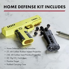 Home Defense Projectile Launcher, Large Size with (7) Projectile Launcher Kit