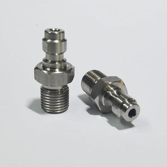8Mm Fill Nipple Male Quick Disconnect Valve with One Way Foster M10*1 Thread