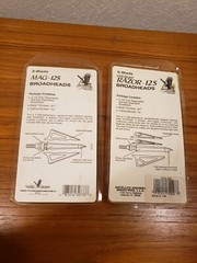 NEW Satellite broadhead arrow heads Mag 125 1-3/16” Cutting Diameter 2- 3pks