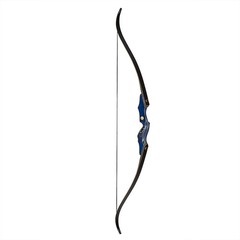 Hunting 60″ Takedown Recurve Bow for RH Wooden Riser 25-50lbs Archery Arrows