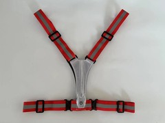 Adjustable LED Running Light Safety Vests With USB Charging Cable High Visibilit