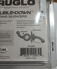 TRUGLO Double Down STRING SILENCERS 4-PACK  new old stock NOS