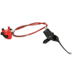 FVRITO Front Disc Hydraulic Brake Master Cylinder Caliper Handle Lever Red