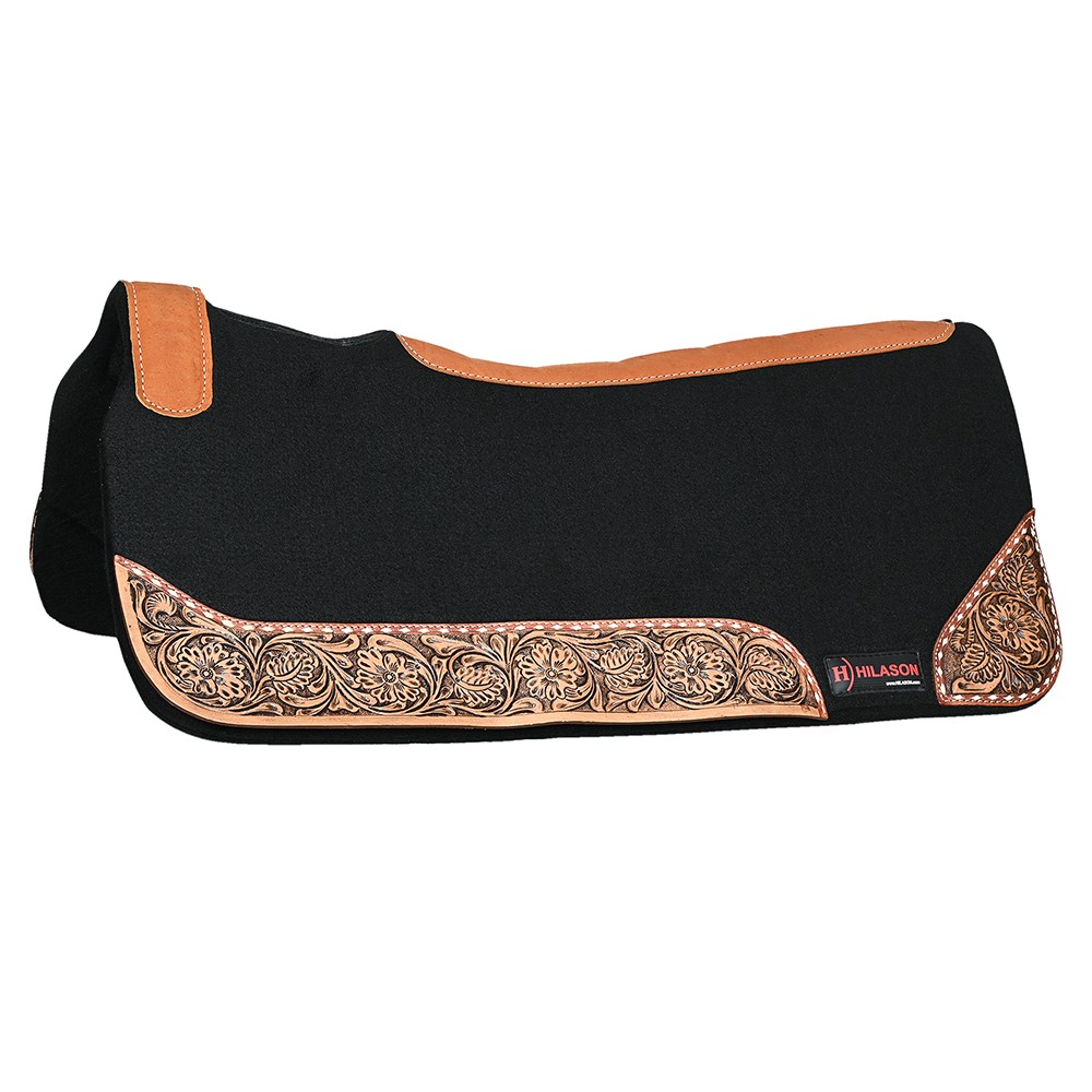 34HS 32″ X 30″ Hilason Horse Saddle PAD Western Contoured Wool Felt Moisture