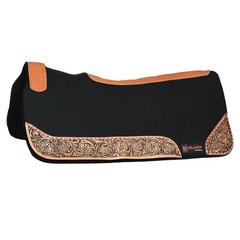 34HS 32″ X 30″ Hilason Horse Saddle PAD Western Contoured Wool Felt Moisture
