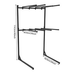 50lbs Saddle Pad Rack 8-Arm Saddle Pad Rack Horse Blanket Holder 45in Height