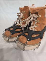 Ice Cleats Crampons 28 Spikes Anti Slip Traction With Boots St. Johns Bay 10 Wom