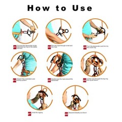 50KN Rescue Figure 8 Descender Large Bent-ear Rappel Gear Belay Climbing Device