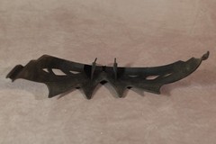 Visors Black Spiked Gothic Style Pair of 2