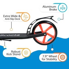 Kick Scooter for Adults & Teens for Youth 12 Years and Up and Men & Women L…