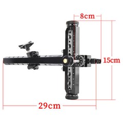 9″ Recurve Bow Sight 1 Pin Aluminum Archery Hunting Bow Target Aiming Tool
