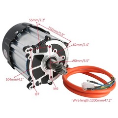 ATV Quad GoKart Front Axle Kit Drive Shaft 72V 1500W Electric Motor Differential