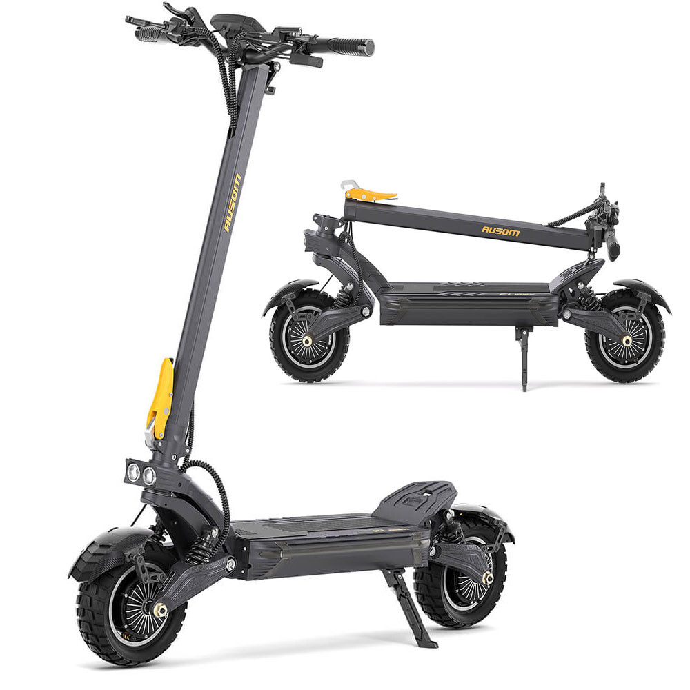 Ausom F1 Max Adult Electric Scooter,2*1400W Motor,100km Max Range,Uphill 72%