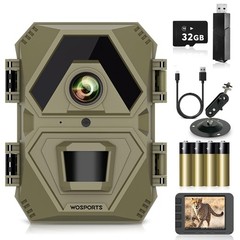 Mini Trail Camera 1440P 36MP,Game Camera with Night Vision 0.2s Trigger Time …
