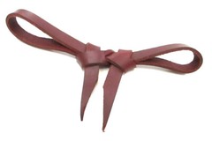 Futurity Knot Bit Hobble Slobber Bar Latigo Leather Amish Made New