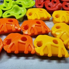 Jungle Gym Senkuntech Kids Multicolor 22 Animals Handles Wall Rock Climbing Hold