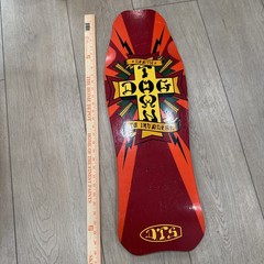 Vintage Dogtown Skateboard Cross Death To Invaders Hammer Head Retro Rare
