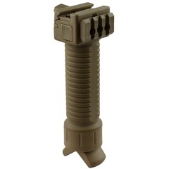 Polymer Spring Loaded Bipod Picatinny Rail Mount Tan Dark Earth Leg Steel Insert