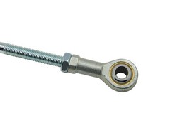 5/16-24 X 11″ Deluxe Yard Go Kart Tie Rod Kit Adjustable Trimmable Plated Steel
