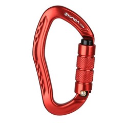 22KN Auto Locking Climbing Carabiner Clip for Rappelling Hammock Camping Outdoor