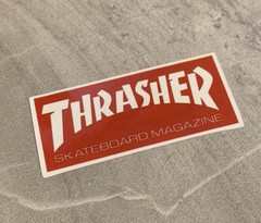 Thrasher 3” Inch Skateboard Sticker Waterproof Skate Red Decal