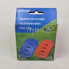 Washer Game GoSports Powder Coated Metal Replacement Set Steel WT-8-METAL