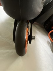 Rollerblade ‎071006001A1 Macroblade 80 Inline Skate, SIze 8 Black/Orange