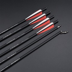 20″ Crossbow Bolts Carbon Arrows OD 8.8mm Half Moon Nocks Archery Bolts Shooting