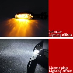 FTR 1200 Fender Eliminator LED Turn Singal Compatible with 2019-2024 FTR Clear