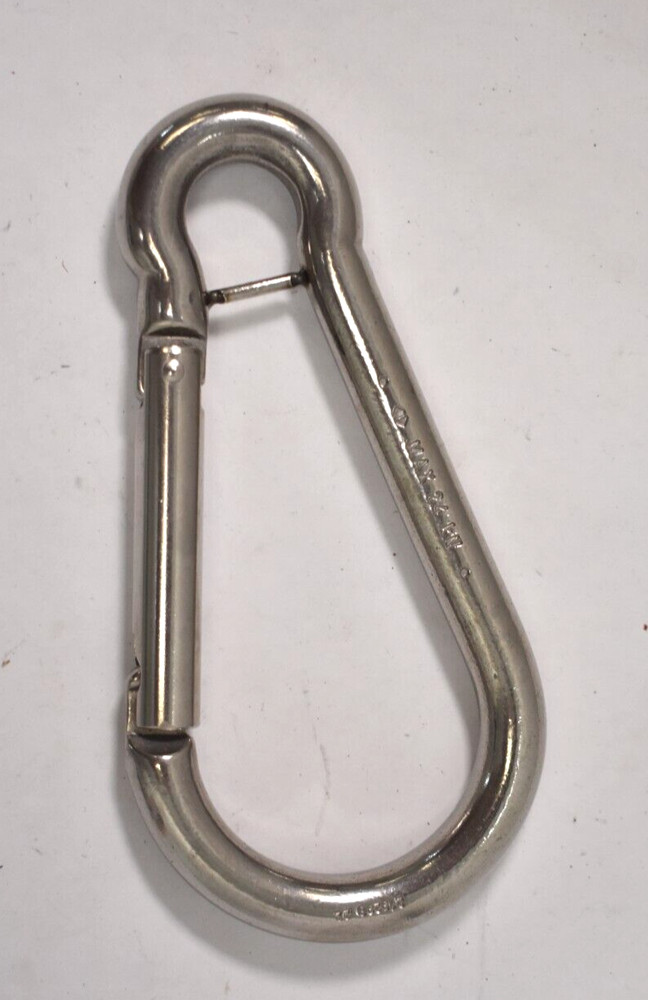 Heavy Duty Large Size Carabiner Zinc Plated 24kN Galvanized Steel 219298 22