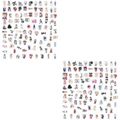 US 100-200 Pcs Sexy Anime Stickers Waifu Girl Explicit Beautiful Gorgeous Vinyl