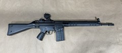 Airsoft LCT G3 Rifle with a Holosun Red Dot and Riser