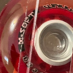 NOS (4) Labeda Millenium Gripper RED Roller Hockey Inline Wheels 72mm X-soft