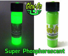 Glow-On GREEN Glow Paint For Gun Sights, Fishing Lures, Lg 9.2 ml Vial, Bright
