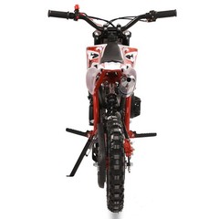 NEW 49cc 2-Stroke Kids Dirt Bike – Gas-Powered Off-Road Mini Motorcycle (Red)