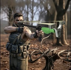 Powerful Metal Slingshot, Outdoor Hunting Catapult